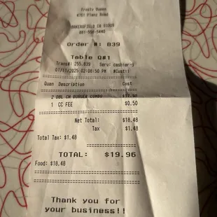 Price for two cheeseburger meals is reasonable.