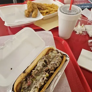 Philly Cheese Steak Sandwich