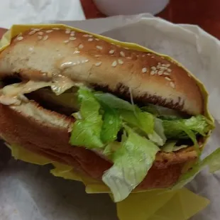 Avocado cheeseburger $10