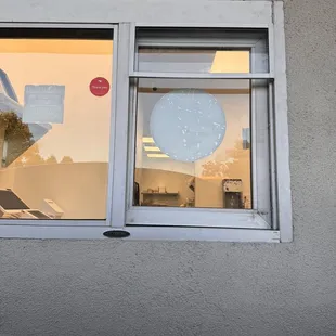 Drive through window
