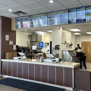 The order counter