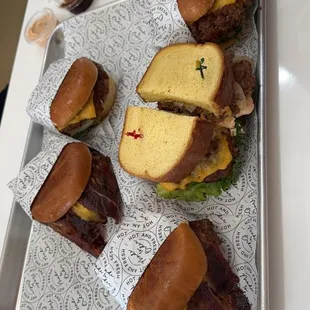 burgers, food