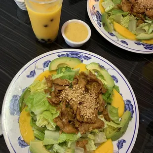 Good salad. Somewhat expensive.