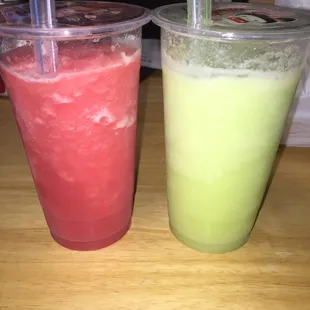 Watermelon and honeydew