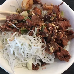 Vermicelli with Pork and Shrimp