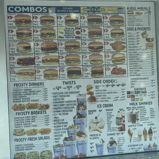 One of the menus