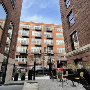 Patio toward the street