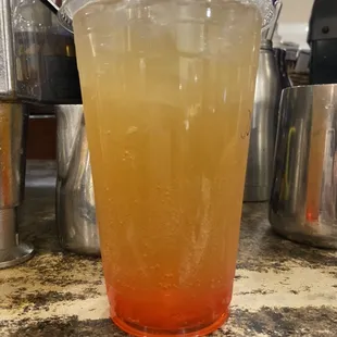 Jolly Rancher Red Bull cocktail.