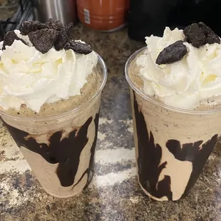 Cookies and Crème Frappe.