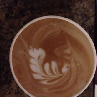 Latte art!