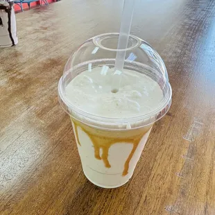 Dulce De Leche Cheesecake Milkshake. Yum!