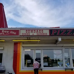 Walk-up window(s) for ordering