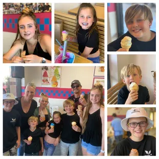 Ice cream and boba tea-- nothing could be more yummy!