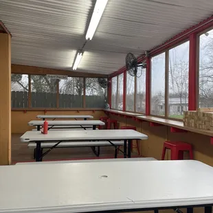 Screened patio