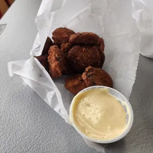 The best fried pickles I&apos;ve had in San Antonio.