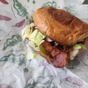 Charlotte burger was good.