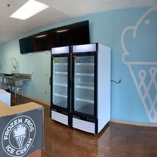 an ice cream shop