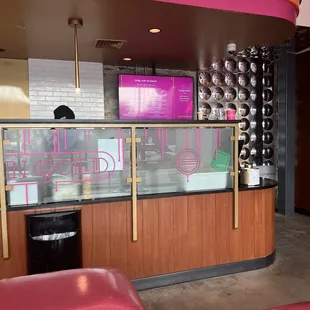 Order counter and counter menu