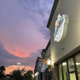 people sitting outside a restaurant