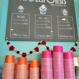 Frozen yogurt  Snow cone  Or enjoy both