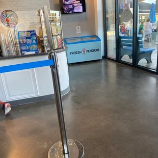 the inside of the store