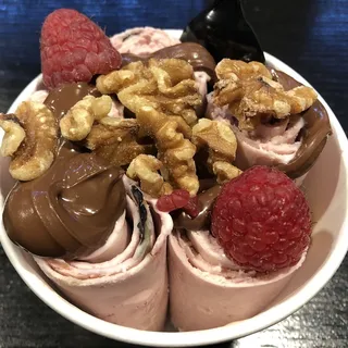 23. Berry Land Rolled Ice Cream