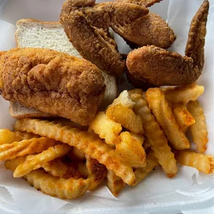 Yummy wings &amp; fries