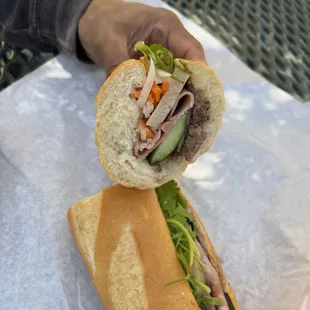 Combination banh mi.