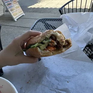 Grilled pork banh mi