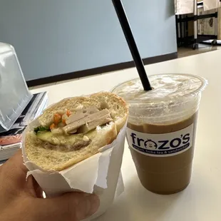 Banh mi &amp; Vietnamese coffee!  Tasty, fast, fresh tasting.