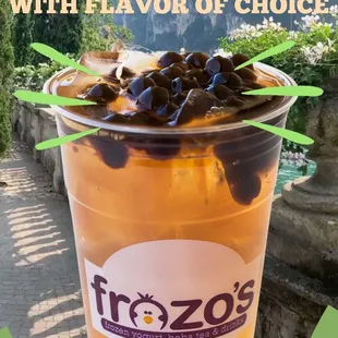 Green tea with flavor of your choice