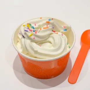 Frozen yogurt (vanilla)