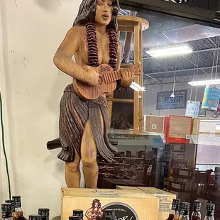 Sailor Jerry rum display