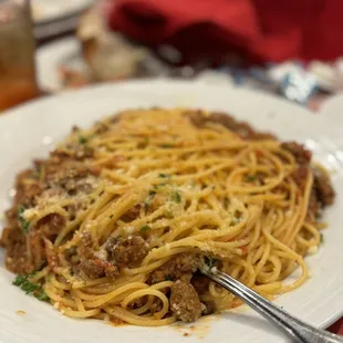 Spaghetti w bolognese sauce-dry