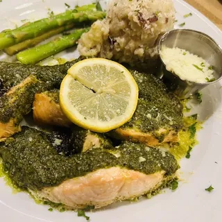 Pesto Crusted Salmon