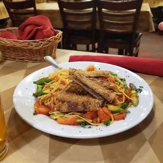 Fitness Spicy Chicken Linguine