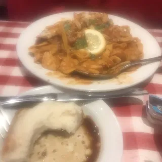 Fitness Red Pepper Chicken Fettuccine