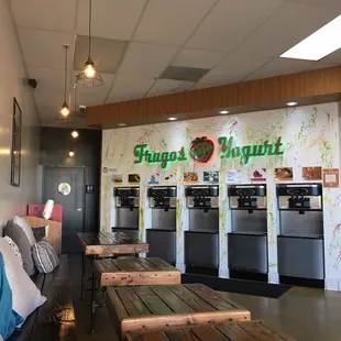 the interior of a restaurant