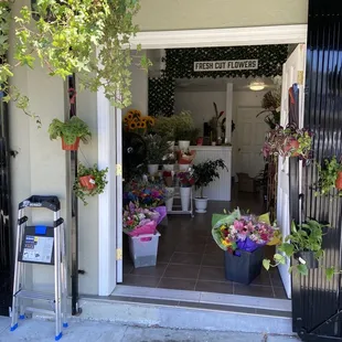 They own flower shop as well next door