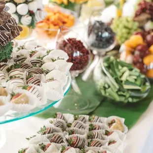 a variety of fruits and vegetables