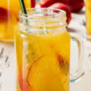 Peachie Kiss drink featured only for Valentine's month.