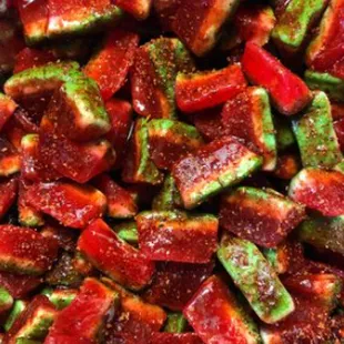 Sandillitas with Chamoy