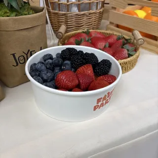Mulberry, Blueberry, and Strawberry