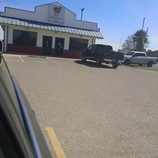 Waiting outside for order