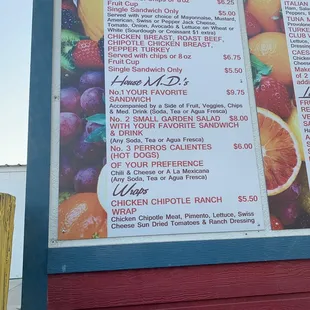 Menu #1