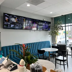 the interior of a restaurant