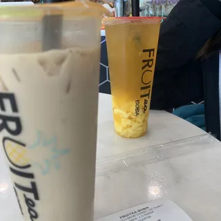 Peachy Lychee Fruit Tea