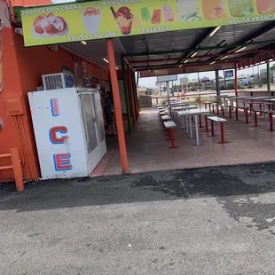 the outside of the store