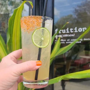 Casamigos Margarita on the rocks.