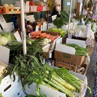 a variety of fruits and vegetables
